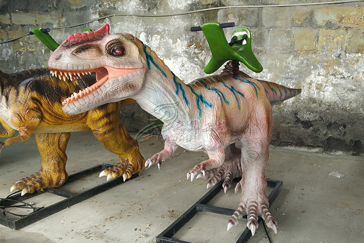 Soft Silicone Rubber Animatronic Dinosaur Ride On Site Installation Available