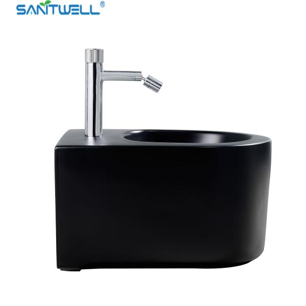 SWJ0431MB Bathroom WC pan White Wall Hung Bidet 490*370*300 mm size Floor