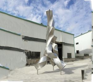 Quality Customized Outdoor Metal Sculpture , Garden Contemporary Outdoor Sculpture wholesale