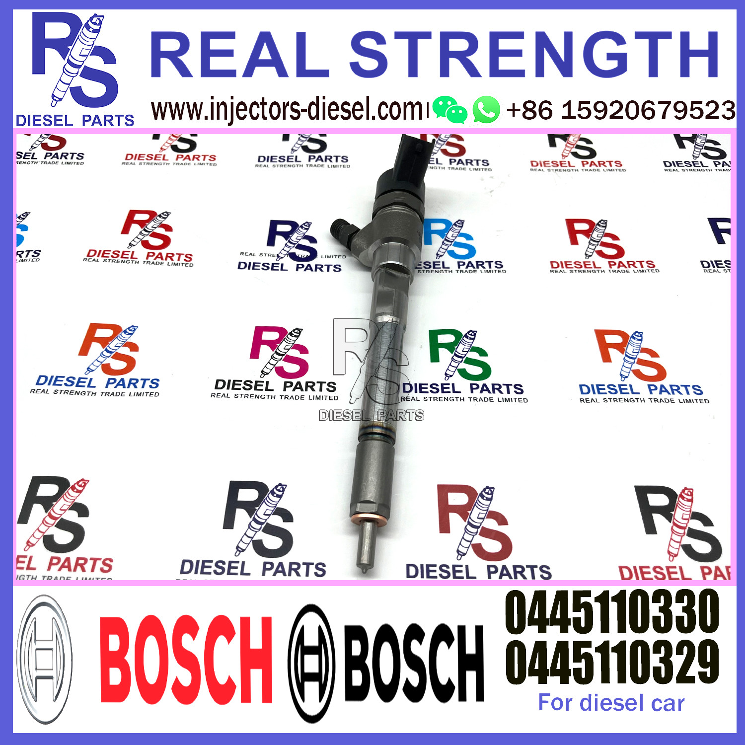 Genuine Original New Injector 0445110329 0445110330 0445110331 for HYUNDAI engine 33800-27750