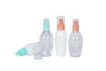 PET 120ml 150ml OEM Plastic Lotion Pump Bottles Customized Color Cream Comestic