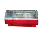 Front Turn Glass Meat Display Cabinet Commercial Large Capacity Refrigeration