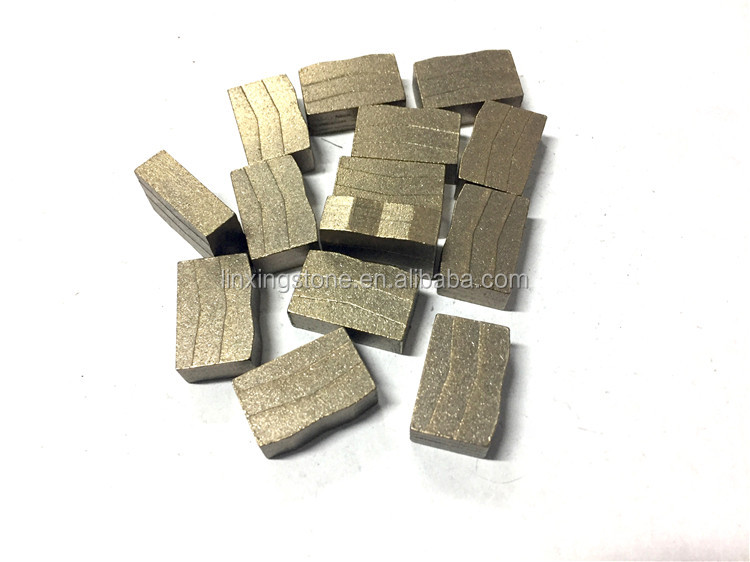High Speed Multi Diamond Segment for Soft Granite Cutting Tools 24*8.4/7.6*15mm 6.5mm