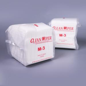 Quality 25x25cm Lint Free Cleanroom Paper Nonwoven Cleanroom Wipes 9x9 M-3 Series wholesale