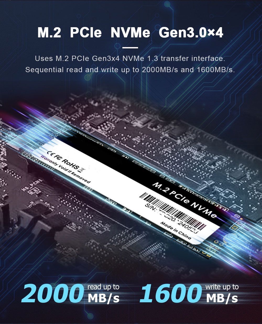 Retail 2tb SSD M. 2-2280 Fury Renegade Pcie4X4 Nvme Sfyrdk/2000g Solid State Disk (SSD) M. 2