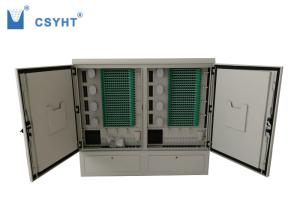 Quality Outdoor Fiber Optic Cross Connect Cabinet 576 FO With Splice Tray Inside wholesale