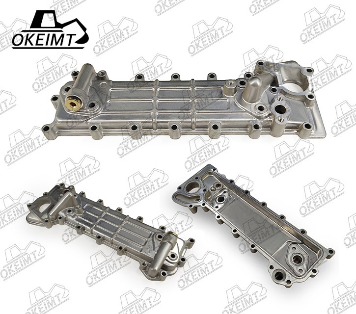 4HF1 8 - 97027 - 982 - 0 Engine Oil Cooler Cover For Truck Engine