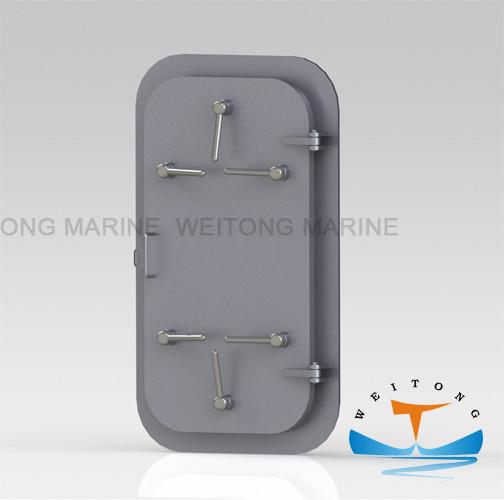 1200×600mm Watertight Bulkhead Doors , Watertight Doors Solas With Marine Hand