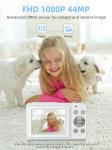 32GB SD Card 1080P Digital Camera Anti Shake Portable Compact Point And Shoot