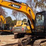 Hydraulic Used Sany Excavators Sy125 Mining Excavator 75KW