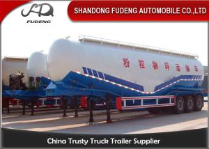 Quality Double Compartments W Shape Bulk Cement Tanker Trailer Steel Q345B Main Beam wholesale