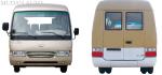 Mudan Euro 3 Diesel Mini Bus Luxury 25 Passenger Van Stock Engine Air Brake