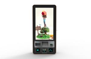 Quality Self Service Payment Wall Mounted Kiosk 32 Inch Durable 250cd/㎡ Brightness wholesale