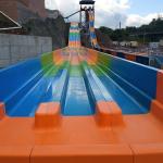 Customized Swimming Pool Racing Water Slide Spiral Water Slide 5m Height