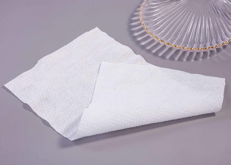 Meshed 220cm 70gsm Garment Spunlace Nonwoven Cloths