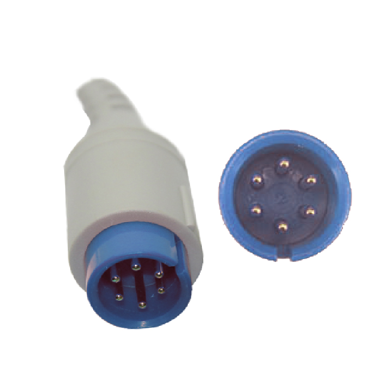 IBP adapter cable compatible for MEK monitor to Smiths transducer
