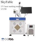 355nm UV Laser Marking Machine 5W Metal Glass Ceramic Plastic Leather Laser