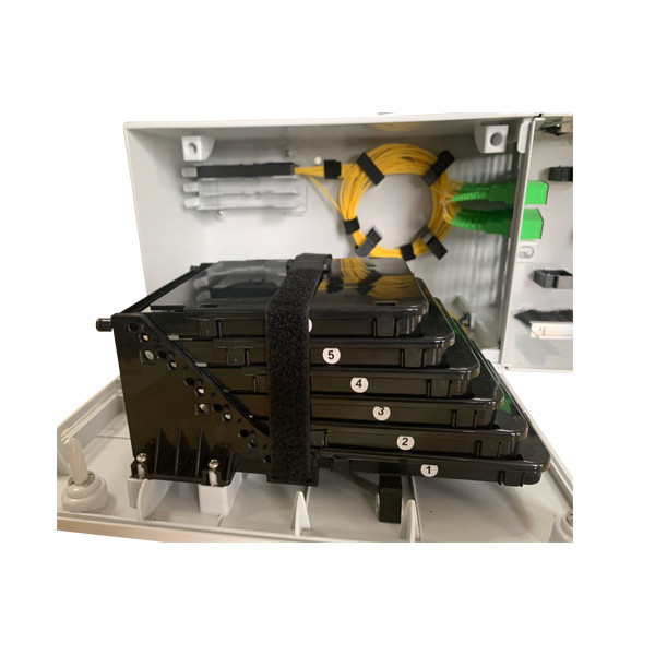 China Outdoor 48 Cores Fiber Optic Distribution Box Manufacturers IP55 PC+ ABS