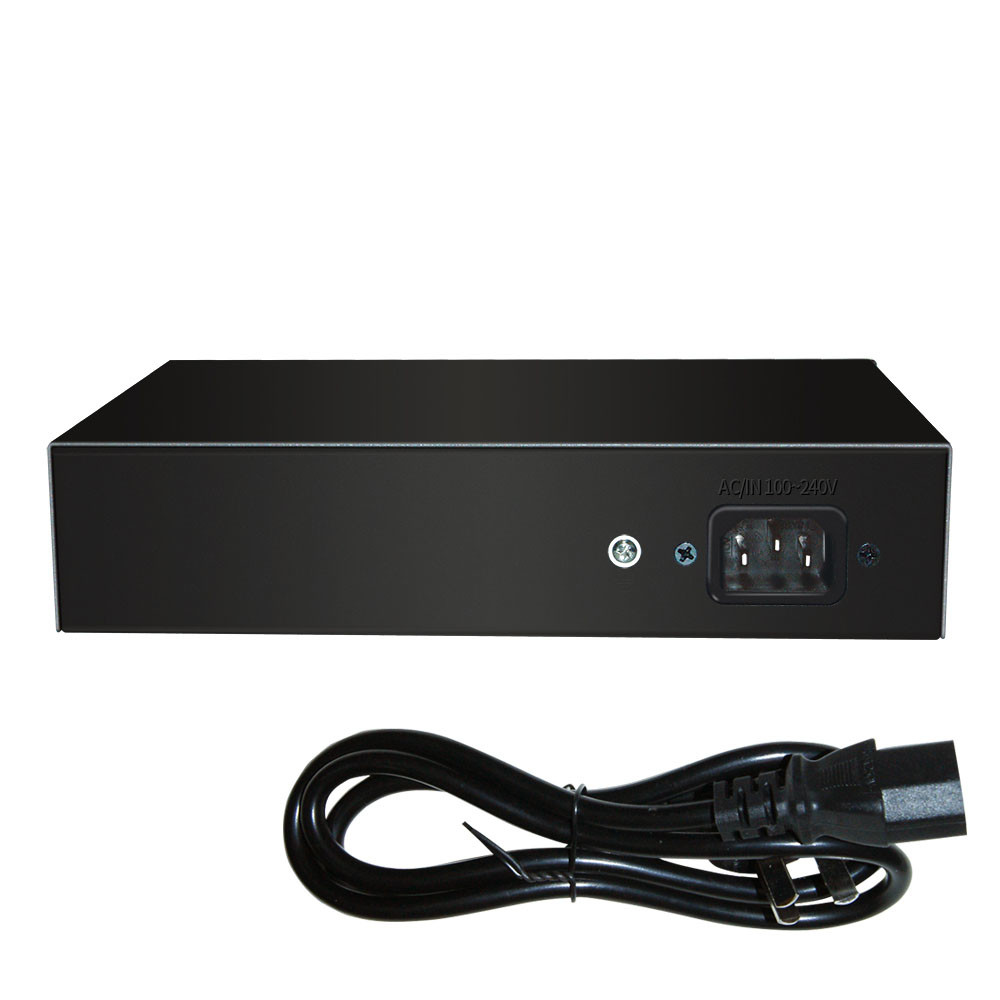 4x10/100/1000M POE 30W+1UTP+1SFP IEEE802.3af/at POE Etherent switch for CCTV Network system