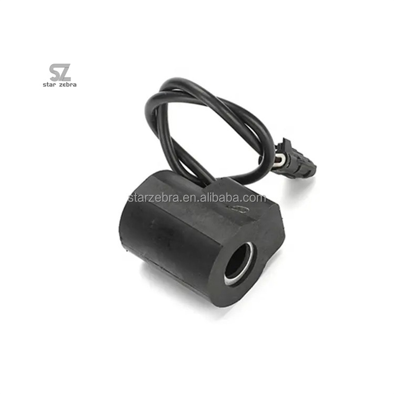 EDH0427V-H Big plug R220-5 R210-5 Round Solenoid Valve Coil for Hyundai Excavator Parts Voltage Round