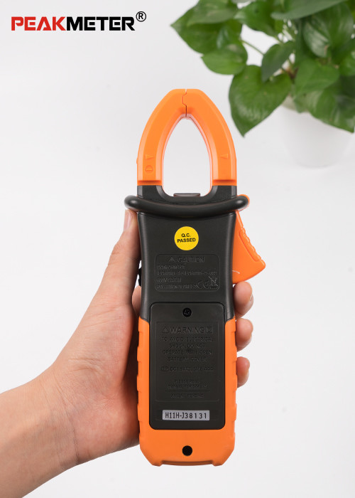 4000 Counts Ac Dc Current Clamp Meter , Frequency Measurement Earth Leakage Clamp Meter