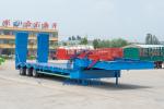 Heavy Loading 4 Axles 45ft Low Bed Semi Trailer with Detachable Gooseneck and