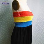 Fashion summer beach strapless party dress sexy long dress women dresses casual