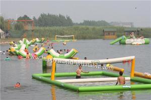 Quality inflatable beach volleyball court , inflatable water volleyball court wholesale