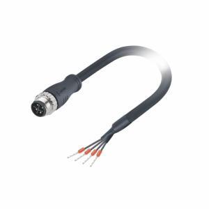 Quality servo motor M12 Cable Connector IP67 with PUR 2m 12A Power Cable wholesale