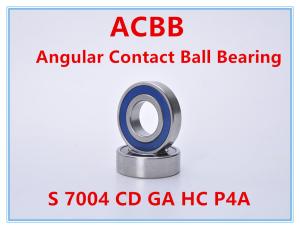 Quality S 7004 CDGA HCP4A Angular Contact Ball Bearing wholesale