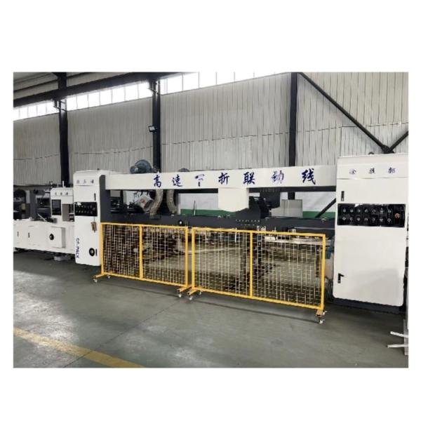 Automatic Carton Flexo Printing Slotting Die-cutting Folder Gluer for Customized