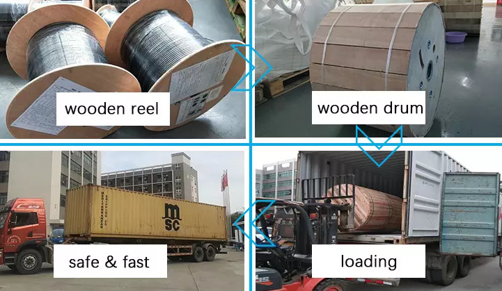 Length 2km 2 Steel Wires Oplc Hybrid Fiber Copper Cable