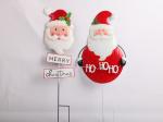 Christmas Metal Garden Decoration Inserts Crafts Santa Claus Snowman Customizabl