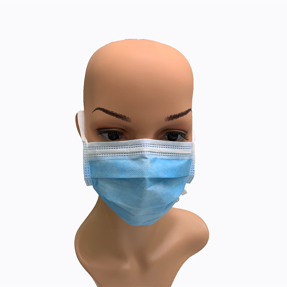 Colorful Disposable 3ply Tie On Face Mask TYPE IIR Surgical Non Woven Mask