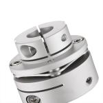 Flexible Diaphragm Coupling Single Step Aluminum Metal Shaft Coupling 12mm X