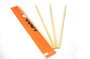 Quality Customized Package Round Sushi Bamboo Chopsticks Disposable Utensils wholesale