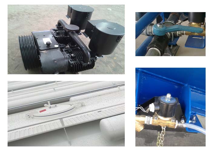 bulk trailer,cement trailer with Air compression