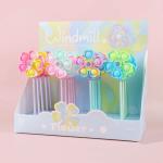 Unique Windmill Design Gel Pen 0.5mm Plastic Students Gift Pen
