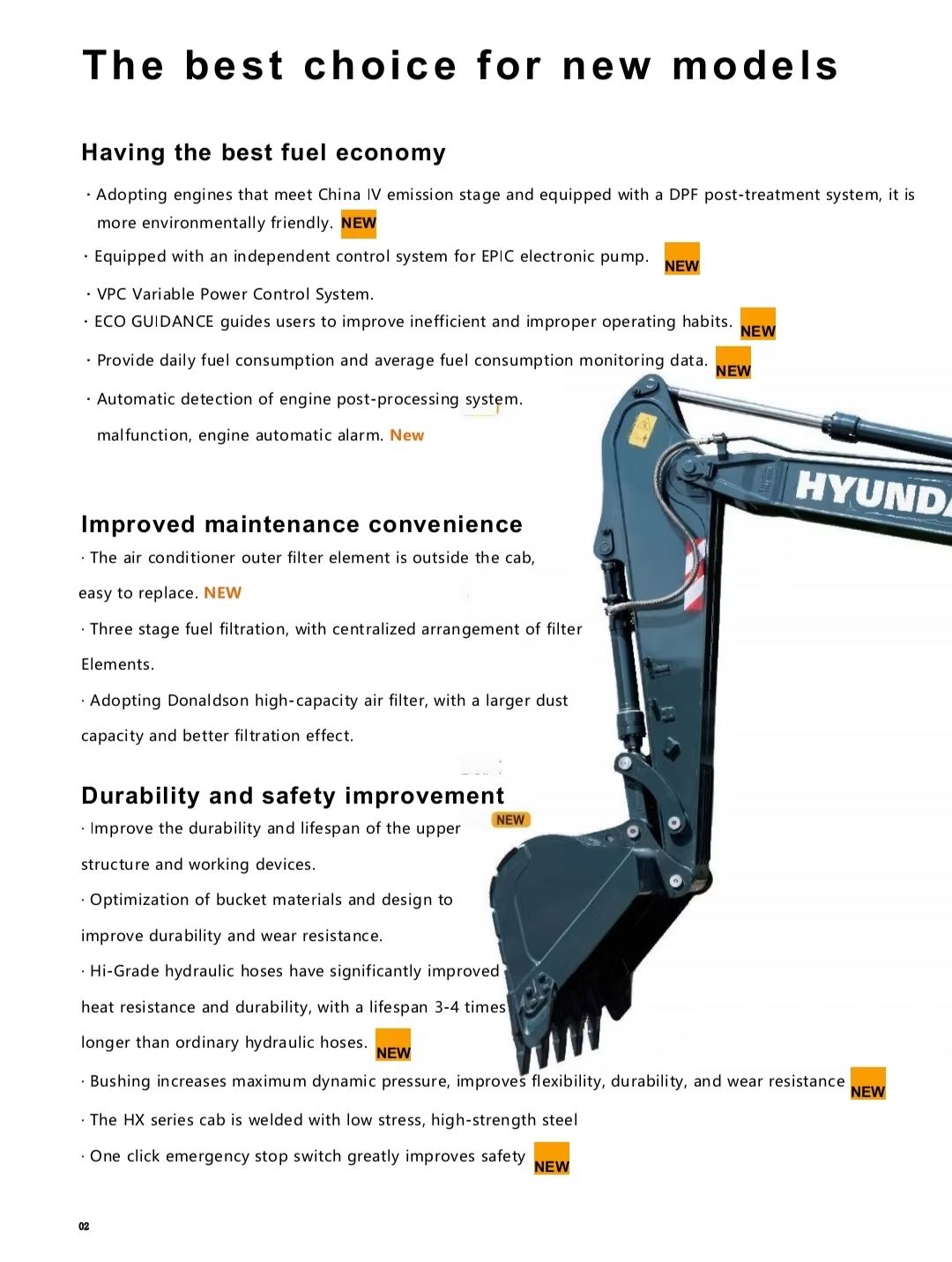 Hyundai excavator HX155L