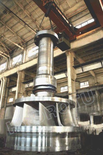 High Efficiency Stainless Steel Francis Turbine Runner with Water Head From 10m