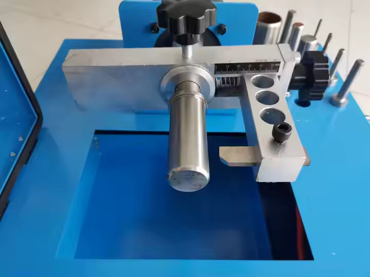 12v Voltage Blue Color Car Lading 35kg Hose Skiving Machine 2 Inch Motor Power 0.4kw for Benefit/Hose Peeling Machine