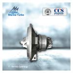 Diesel Engine Radial Flow Turbocharger Cartridge RH183