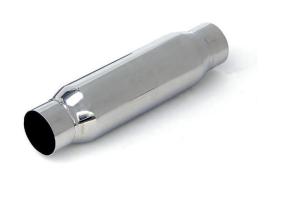 Quality 2.5&quot; Inlet Round 14&quot; Stainless Steel Exhaust Resonator wholesale