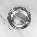 Multifunction Hot Pot Soup Cooker Set Cookware Glass Lid SS410 Soup Pots