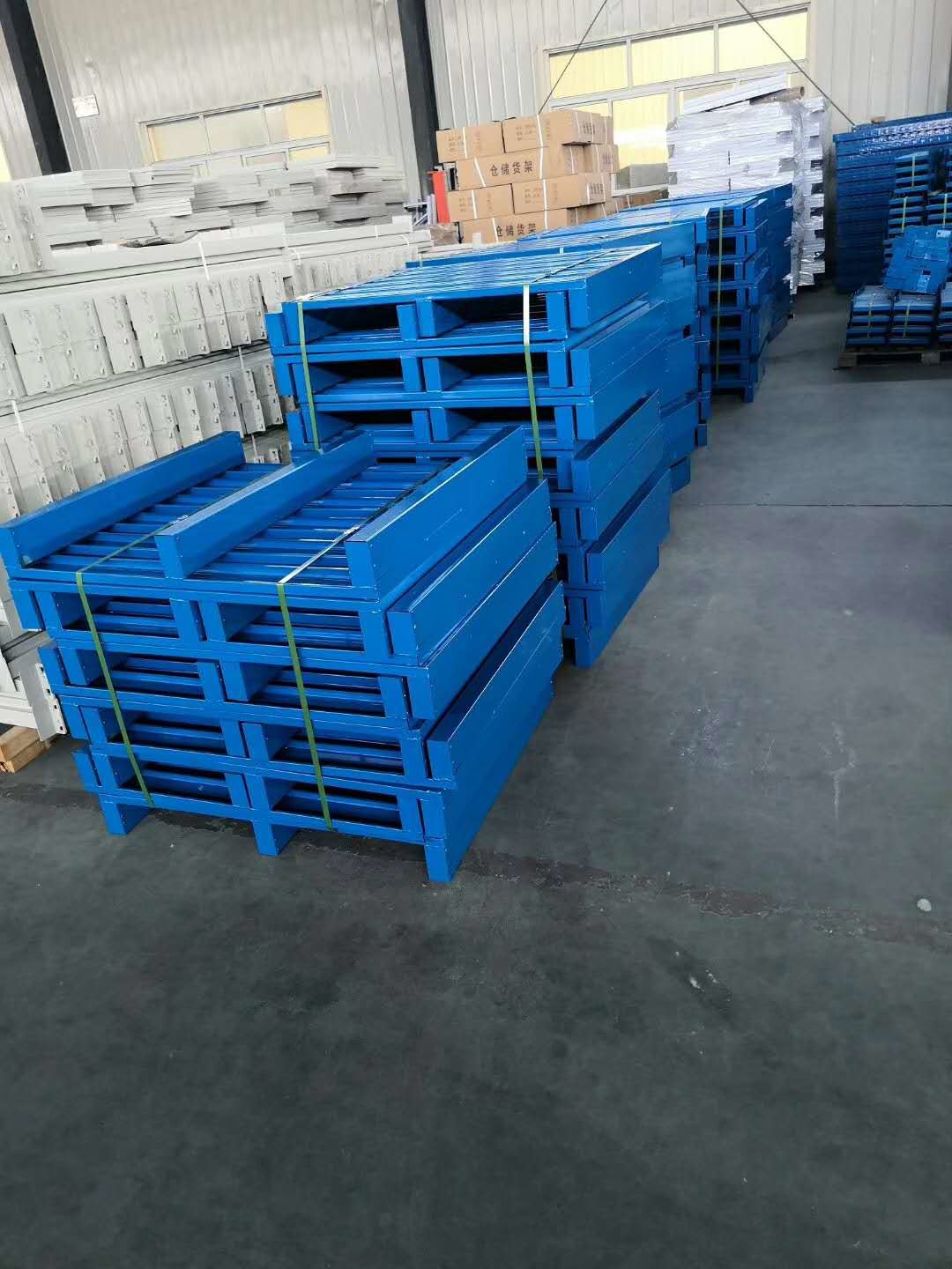 Customized 2 Way Steel Pallet warehouse pallet 500-2000 kg Load Capacity