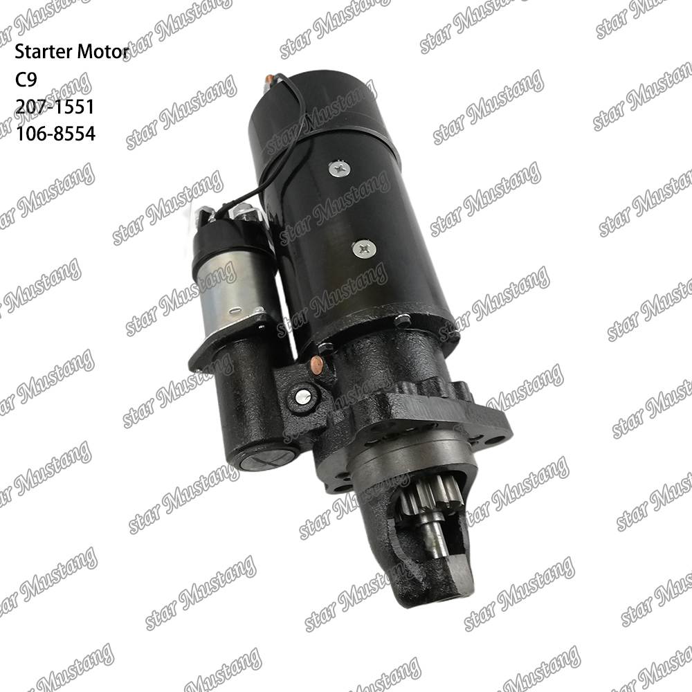 Engine Starter Motor C9 11T 207-1551 106-8554 For Caterpillar Engine Spare Parts