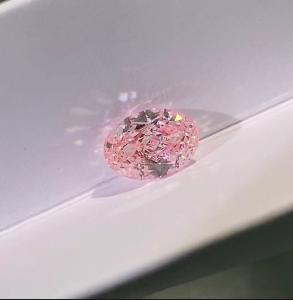 Quality Oval Shape Lab Grown Cherry Pink Diamonds 2.1ct-3.0ct With IGI Certification wholesale