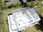 Outside Clear Span Tent , White Marquee Corporate Event Tent Cement Floor