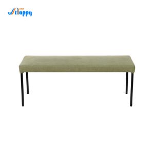 Quality Iron Base Fashionable Living Room Bench Dc-7551 Comfortable with Upholstery wholesale