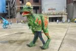 Lifelike Pachycephalosaurus Costume Custom Made For Jurassic Theme Park